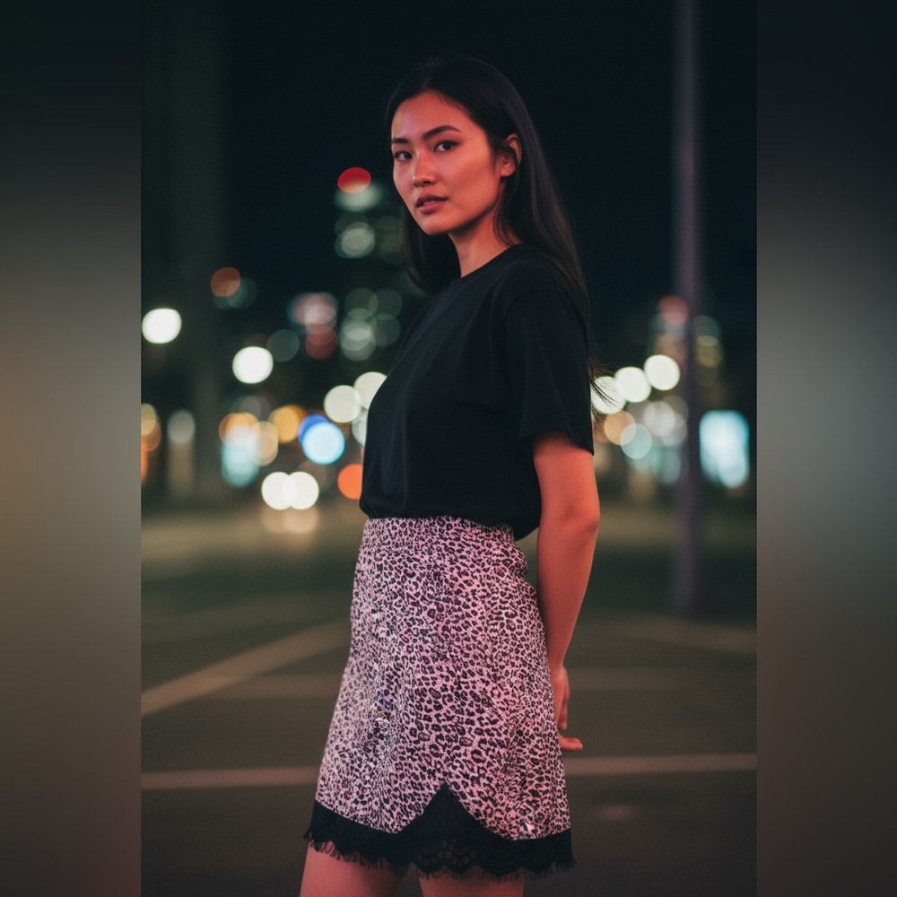 Leopard Skirt Medium